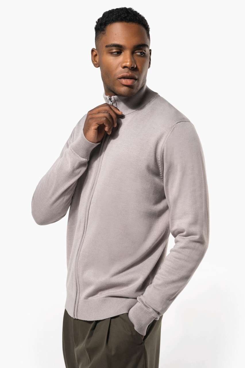 Pánský cardigan na zip Essential