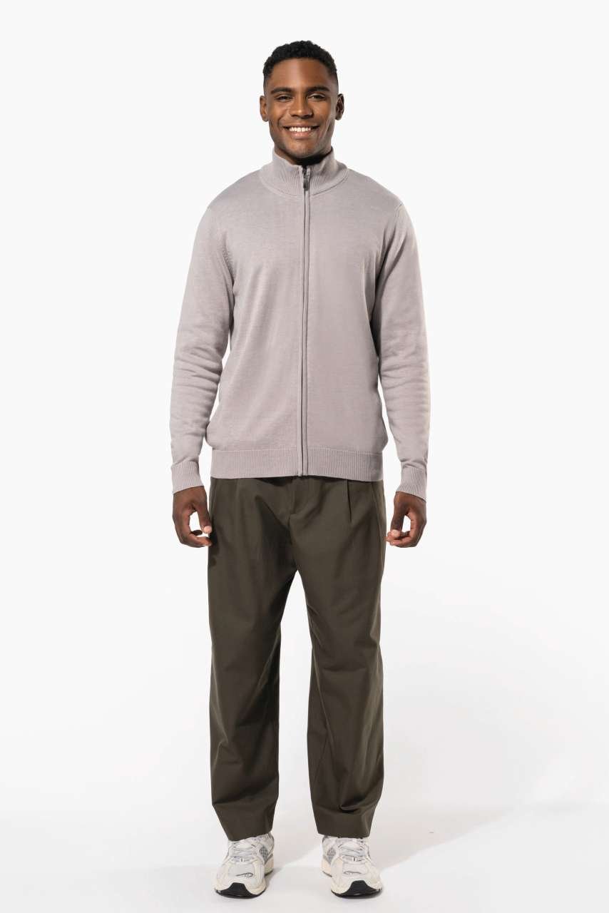 Pánský cardigan na zip Essential - Obrázek 9