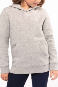 Dětská ekologická mikina s kapucí Eco