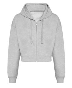 Dámská zkrácená mikina s kapucí Trend