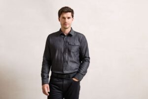 Pánská džínová košile Stitch