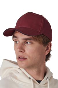 Unisex šestipanelová čepice Solid