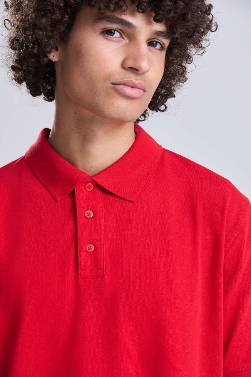 Unisex bavlněná polokošile Essential - Obrázek 5