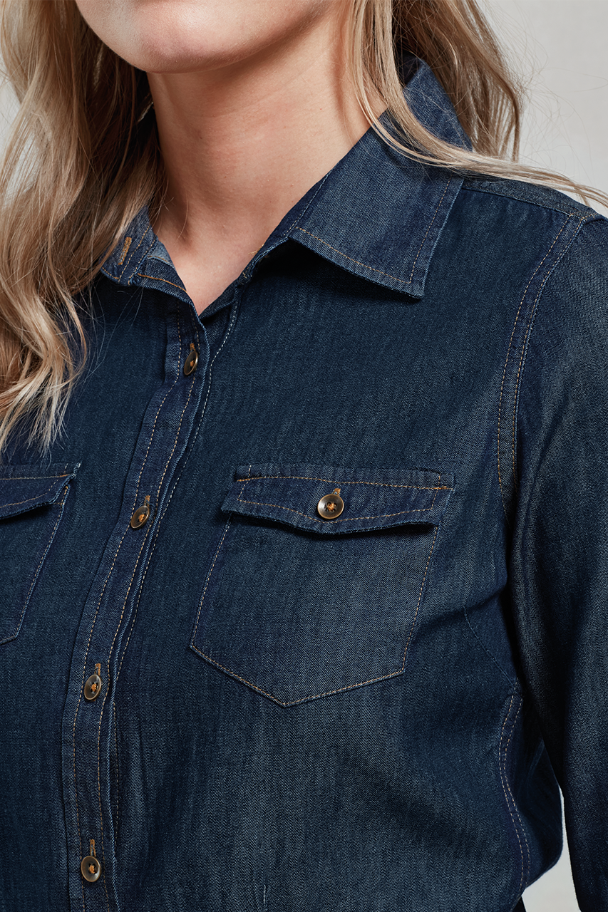 Dámská džínová košile Stitch - Obrázek 6