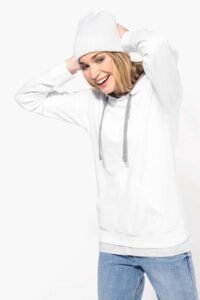 Dámská kontrastní mikina s kapucí Essential