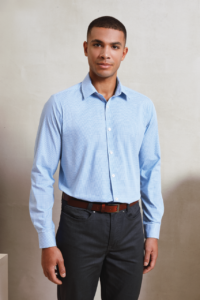 Pánská kostkovaná bavlněná košile Microcheck