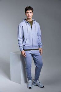 Unisex mikina s kapucí na zip Essential